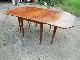 Vintage Shaker Style Solid Maple 8 - Leg Drop Leaf Dining Table 1900-1950 photo 3