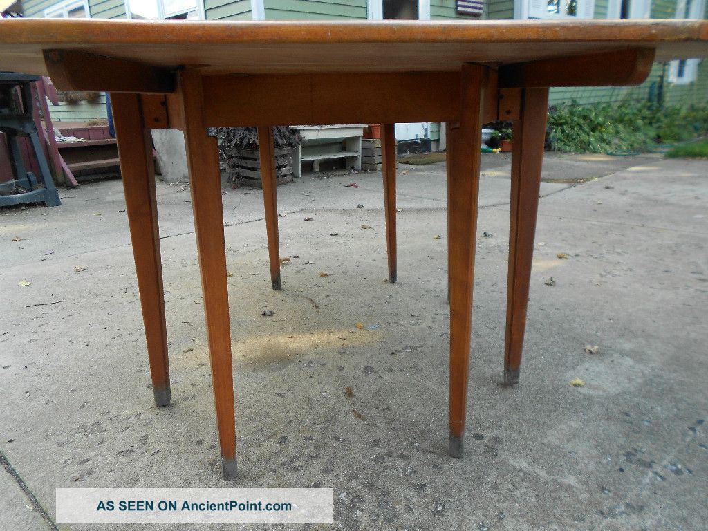 Antique Maple Drop Leaf Dining Table