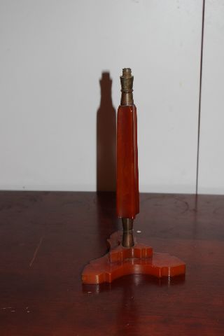 Bakelite Catalin Butterscotch Lamp Stand - Parts photo