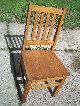 4 Oak Mission Antique Arts Crafts Wood Library/office Arm Chairs 1900-1950 photo 5