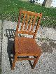 4 Oak Mission Antique Arts Crafts Wood Library/office Arm Chairs 1900-1950 photo 6