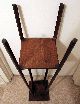 Victorian Plant Or Candle Stand,  Mahogany,  Two Shelves,  Pegged Joints And Top 1900-1950 photo 6
