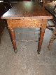 Country Farm Table With 2 Board Top 1900-1950 photo 1