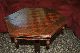 Victorian 19th C.  Inlaid Checkerboard Ornate End Table - Sturdy 1800-1899 photo 5