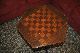 Victorian 19th C.  Inlaid Checkerboard Ornate End Table - Sturdy 1800-1899 photo 6