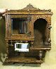 Small Antique 19thc Oak Stick & Ball Display Cabinet Etagere Nr 1800-1899 photo 1
