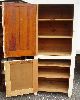Antique / Old White 2 Door Country Cupboard / Cabinet 1900-1950 photo 2