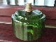 Victorian Green Glass Oil Lamp Font Lamps photo 1