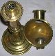 Victorian Brass Student Candle Reading Lamp Lamps photo 2