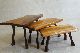 Set Of 3 Freeform Mid Century Modern Tables Austria Nakashima Eames Aubock Era Post-1950 photo 6