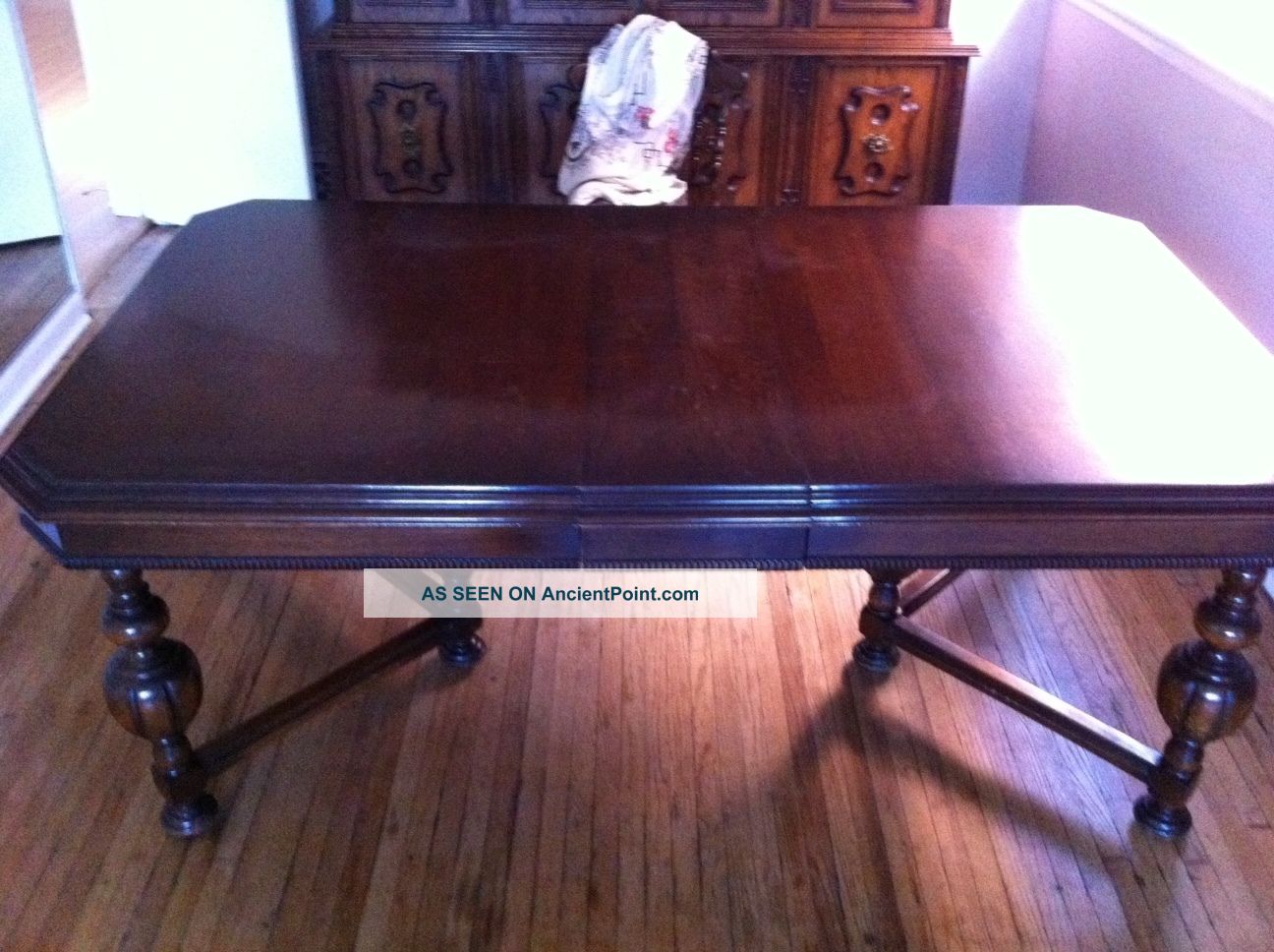 Dining Room Table And Six Chairs Set Post-1950 photo
