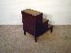 Antique Baker Furniture Company Library Leathertop Step Table Post-1950 photo 2