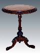 Stunning Victorian Burl Walnut & Inlaid Occasional Table With Elaborate Carving 1800-1899 photo 1