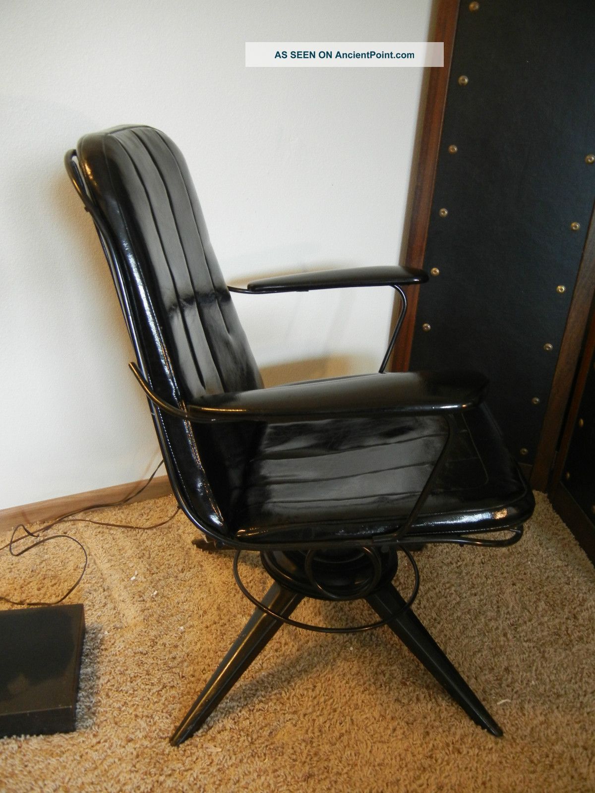 Vintage Mid Century Modern Berton Bottemiller Homecrest Chair Rocking Swivel Post-1950 photo