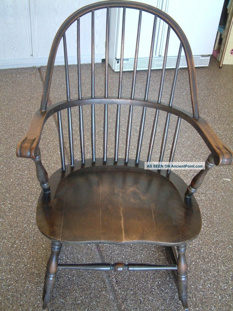 Antique Full Size Rocking Chair 75 Years Old Good Condition 1900-1950 photo