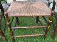 Antique 4 Grain Painted Stenciled New Jersey Primitive Ladderback Chairs 1800-1899 photo 9