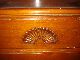Solid Wood Chest Of Drawers Dresser With Carved Fan Design Early 1900 ' S 1900-1950 photo 1