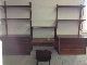 Rare Rosewood Cado Wall Unit Made In Denmark Complete With Pegs,  Mounts & Light Post-1950 photo 3