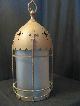 Victorian Arts & Crafts/gothic Style Brass Hall Lantern Lamps photo 1