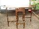 Antique Vintage American Victorian Gated Gate Leg Drop Leaf Table With Drawer 1900-1950 photo 2