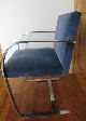 Pair Of Vintage Brno Flat Bar Knoll Chairs Van Der Rohe Stainless Steel Post-1950 photo 2