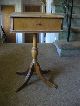 Maddox Square Antique Table,  Nightstand,  With Small Front Drawer 1900-1950 photo 3