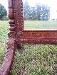 Antique Mahogany Carved Stand With Ornate Glass Display Other photo 2