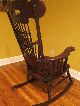 Antique Victorian Double Press Back Rocking Chair Other photo 3