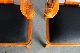 Pair Mid Century Chinese Horseshoe Arm Chairs Regency Deco Vtg Ming Eames Mont Post-1950 photo 5