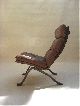 Set Bentwood Leather Lounge Chairs Danish Modern 60,  S Jacobsen Wegner Eames Era Post-1950 photo 1