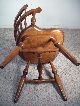 Vintage Ethan Allen Heirloom Maple Swivel Chair Post-1950 photo 3