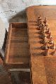 Antique Game / Chess Table Queen Anne Circa 1900 With Chess Pieces 1900-1950 photo 11
