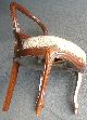 Victorian Walnut Side Chair Rocco Style 1800-1899 photo 3