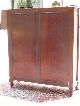 Antique 19c Mahogany Bookcase Display Cabinet Attb Horner Furniture Co 1800-1899 photo 3