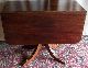Antique Mahogany Drop Leaf Center Spindle Table With Drawer 1900-1950 photo 1
