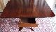 Antique Mahogany Drop Leaf Center Spindle Table With Drawer 1900-1950 photo 6