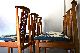 Set 6 Danish Mid Century Walnut Dining Chairs Eames Modern Teak Moller Koefoeds 1900-1950 photo 1