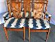 Set 6 Danish Mid Century Walnut Dining Chairs Eames Modern Teak Moller Koefoeds 1900-1950 photo 8