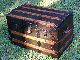 Beautifully Restored Antique Victorian Flat Top Steamer Trunk / Chest Ca.  1890 1800-1899 photo 2