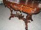 Ornate Victorian Renaissance Revival Carved Walnut Turtle Top Center Table Nr 1800-1899 photo 4