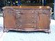 Antique 1950s Nc Mahogany Fancy Chippendale Sideboard Buffet Tv Console 1900-1950 photo 1