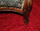 Antique Victorian Carved Walnut Upholstered Settee Very Cute Good Condition Nr 1800-1899 photo 8