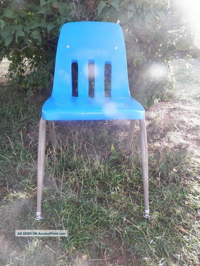 Vintage Mid Century Modern Virco Chairs - Hard Plastic Post-1950 photo