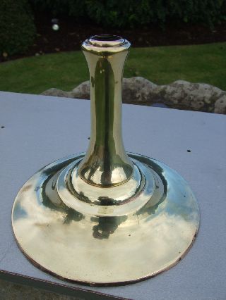 Victorian Brass Oil Lamp Base / Pillar photo