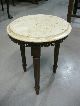 Vintage Mahogany Marble Top Table Stand Plant Stand Victorian Post-1950 photo 3