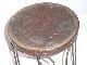 Vintage 1920s - 30s Soda Fountain/ice Cream Parlor Stool Twised Wire Wood Seat 1900-1950 photo 2
