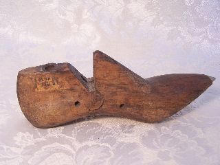 Antique Cobblers Shoe Form Mold Last By Vulcan For Pointed Toe Heels Shoes photo