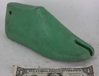 Shoe Mold Vintage Factory Industrial Foot Pattern Die photo