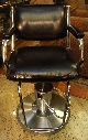 4 Fantastic Mid Century Leatherette And Chrome Barber ' S Chair Just Reupholstered Barber Chairs photo 6