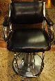 4 Fantastic Mid Century Leatherette And Chrome Barber ' S Chair Just Reupholstered Barber Chairs photo 7